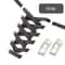 Elastic Press Lock NoTie Shoelaces 031in Wide For Sneakers Kids And Adults 17