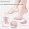 Silicone Gel Heel Stickers Invisible Biomimetic Heel Protector For Foot Care 2