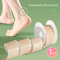 Silicone Gel Heel Stickers Invisible Biomimetic Heel Protector For Foot Care 6