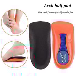 plantar fasciitis half insoles with arch support and shock absorption for running and daily wear