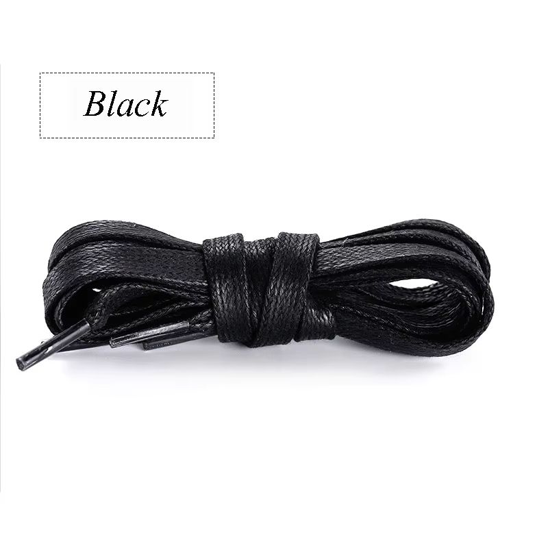 Fashion Flat Waxed Cotton Shoelaces For Boots And Casual Sneakers Unisex 7