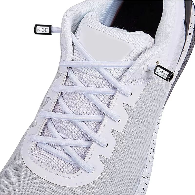 Round Elastic NoTie Shoelaces With Nice Lock For Sneakers Kids And Adults 11