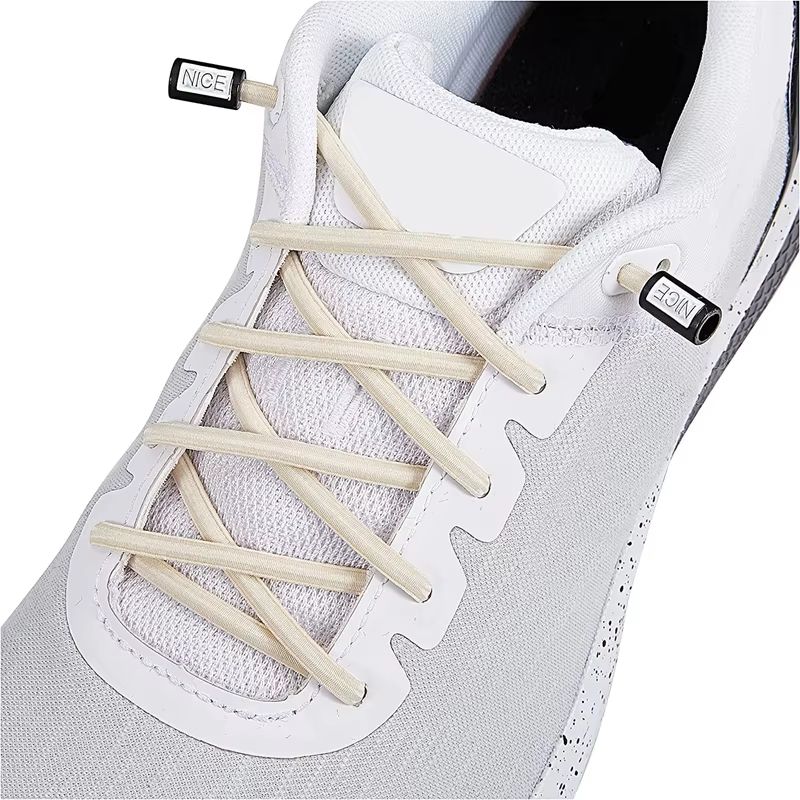 Round Elastic NoTie Shoelaces With Nice Lock For Sneakers Kids And Adults 6