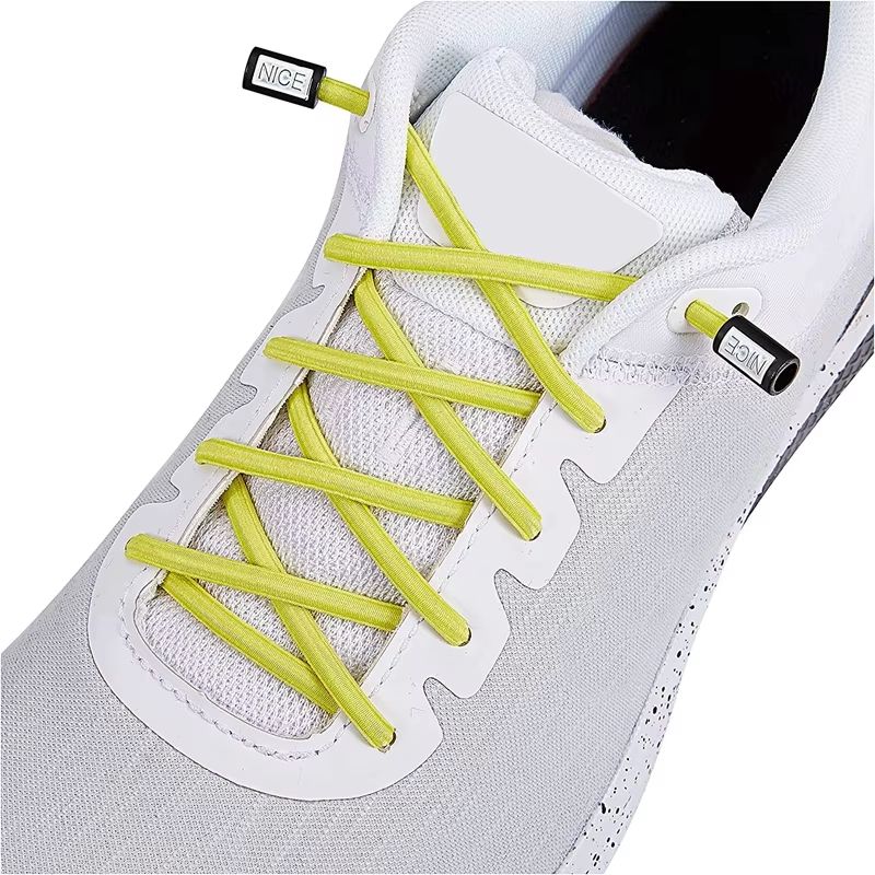 Round Elastic NoTie Shoelaces With Nice Lock For Sneakers Kids And Adults 22