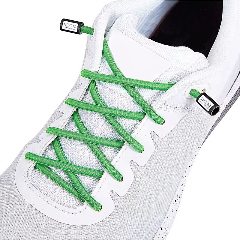 Round Elastic NoTie Shoelaces With Nice Lock For Sneakers Kids And Adults 23
