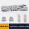 No Tie Round Spring Lock Elastic Shoelaces For Quick Wear All Shoes 9