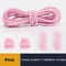 No Tie Round Spring Lock Elastic Shoelaces For Quick Wear All Shoes 11