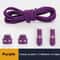 No Tie Round Spring Lock Elastic Shoelaces For Quick Wear All Shoes 12