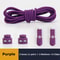 No Tie Round Spring Lock Elastic Shoelaces For Quick Wear All Shoes 12