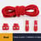 No Tie Round Spring Lock Elastic Shoelaces For Quick Wear All Shoes 13