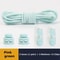 No Tie Round Spring Lock Elastic Shoelaces For Quick Wear All Shoes 14