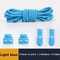 No Tie Round Spring Lock Elastic Shoelaces For Quick Wear All Shoes 20
