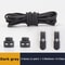 No Tie Round Spring Lock Elastic Shoelaces For Quick Wear All Shoes 24