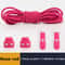 No Tie Round Spring Lock Elastic Shoelaces For Quick Wear All Shoes 25