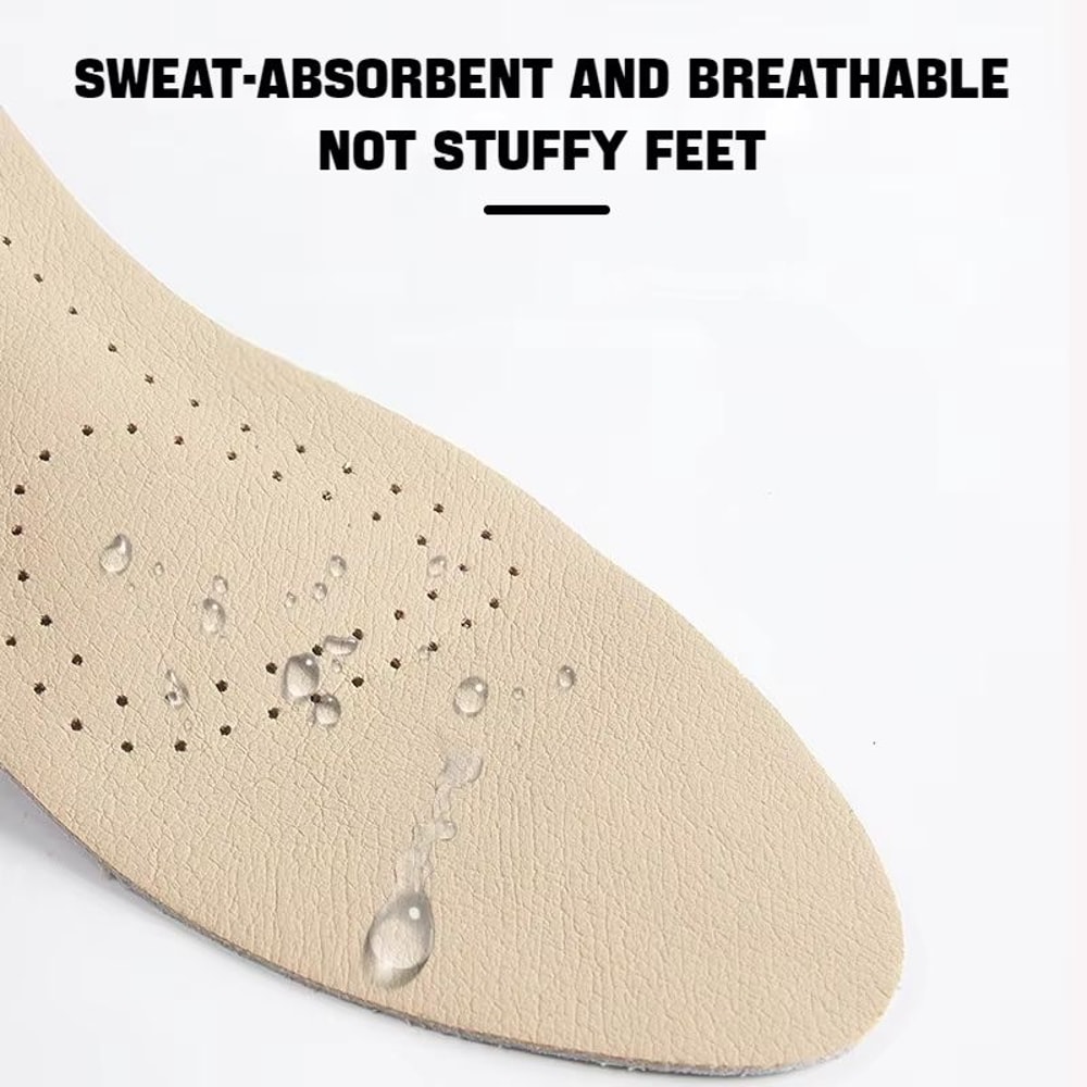 Leather Womens Insoles With Arch Support And NonSlip Comfort For Plantar Fasciitis Relief 3