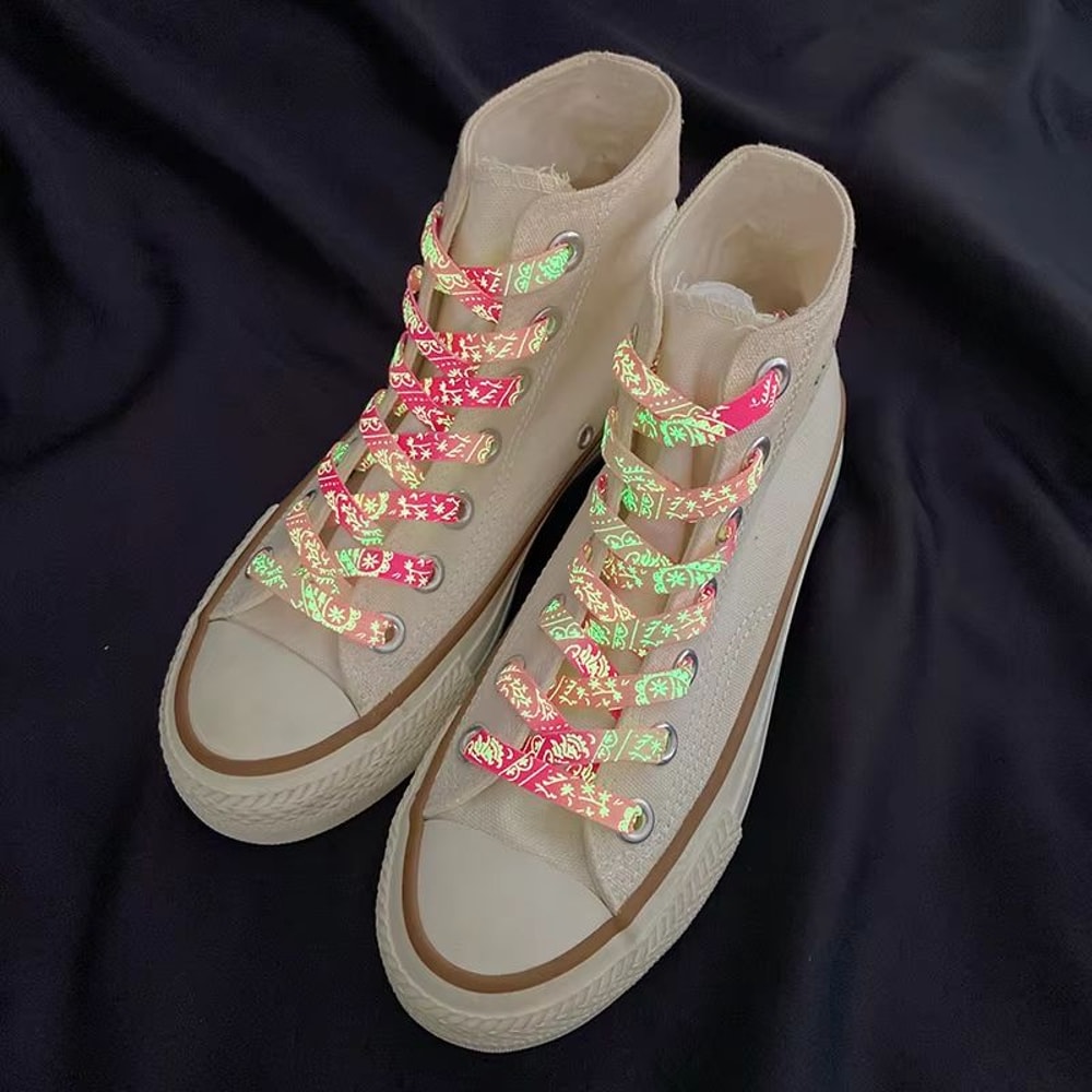 Luminous Flat GlowInTheDark Shoelaces For Sneakers And Boots 2