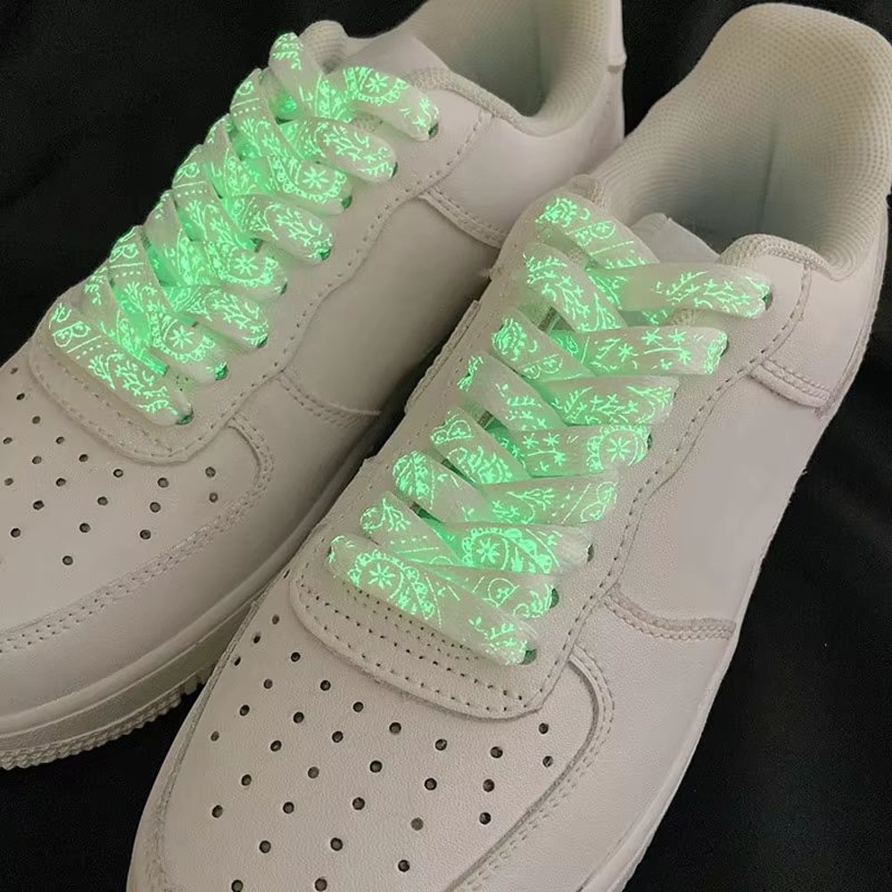 Luminous Flat GlowInTheDark Shoelaces For Sneakers And Boots 5