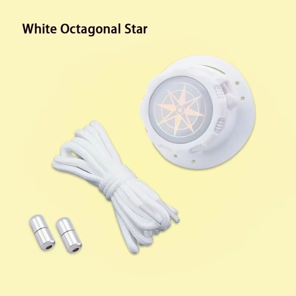 Automatic NoTie Shoelaces With Swivel Metal Capsule Buckle Thick Rope For Sneakers 9