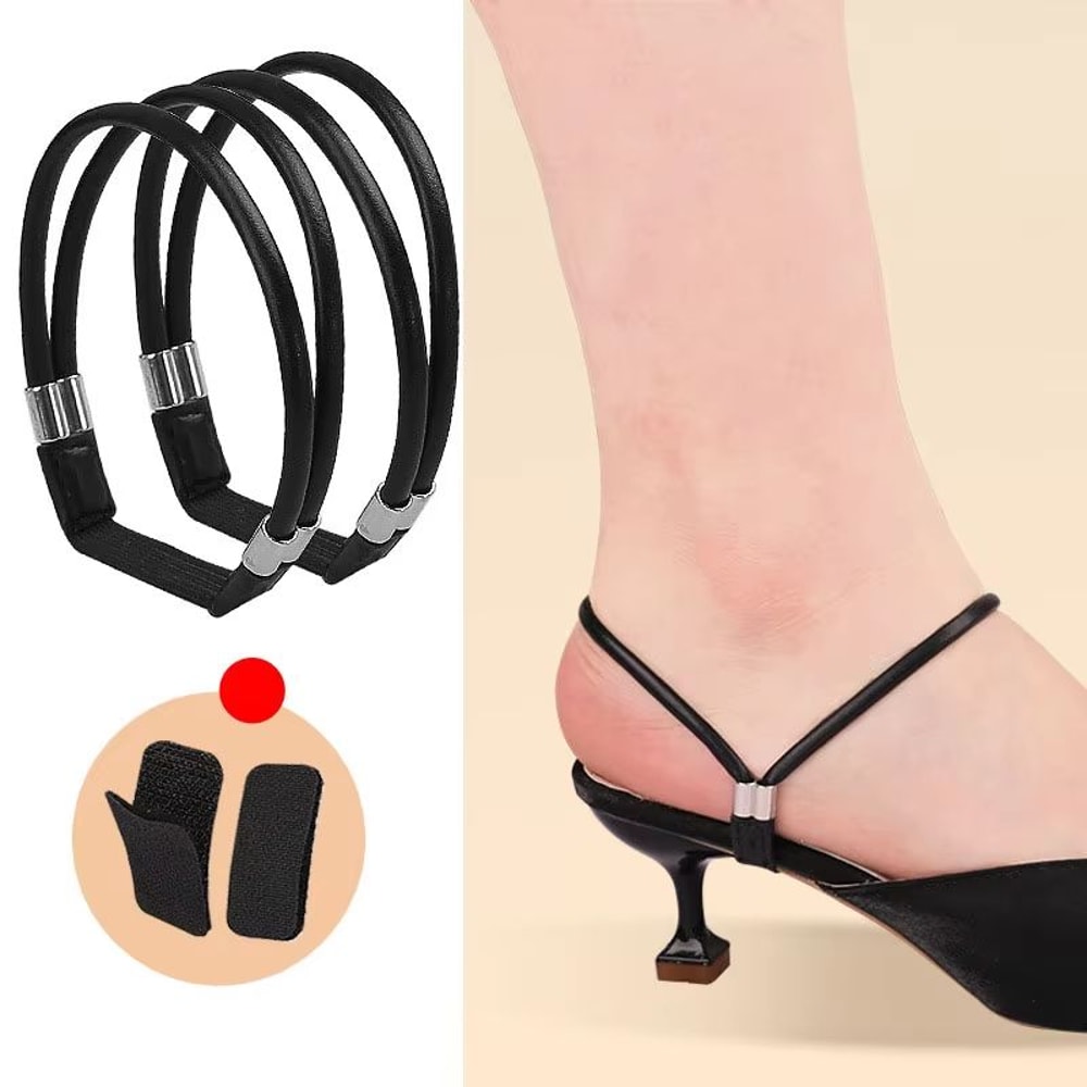 Elegant Rhinestone Anti Slip Heel Straps For High Heels And Pumps 8