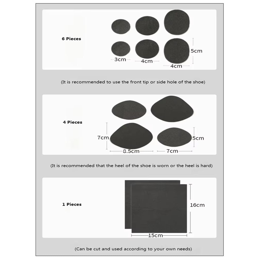 Durable SelfAdhesive Shoe Repair Heel Patch Protector 5