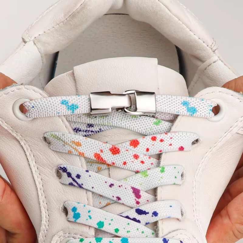 Effortless NoTie Elastic Shoelaces For All Ages Sneakers 1