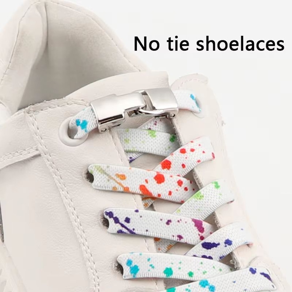 Effortless NoTie Elastic Shoelaces For All Ages Sneakers 2