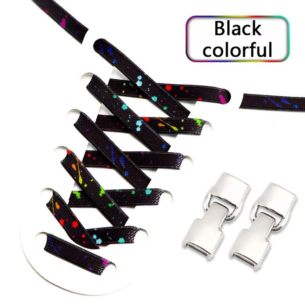 Effortless NoTie Elastic Shoelaces For All Ages Sneakers 16