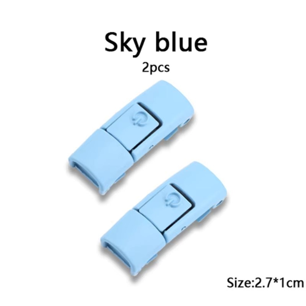 Colorful Metal Buckle NoTie Elastic Shoelaces For All Ages 11