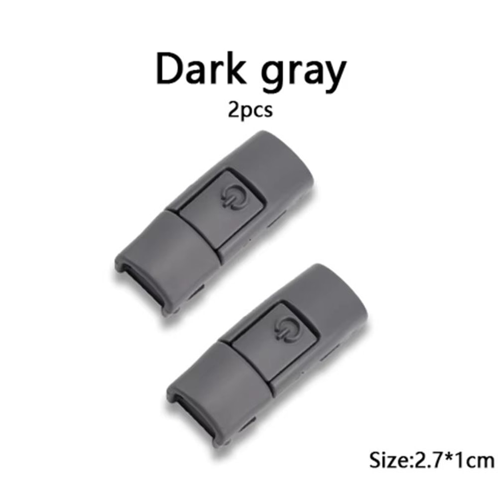 Colorful Metal Buckle NoTie Elastic Shoelaces For All Ages 6