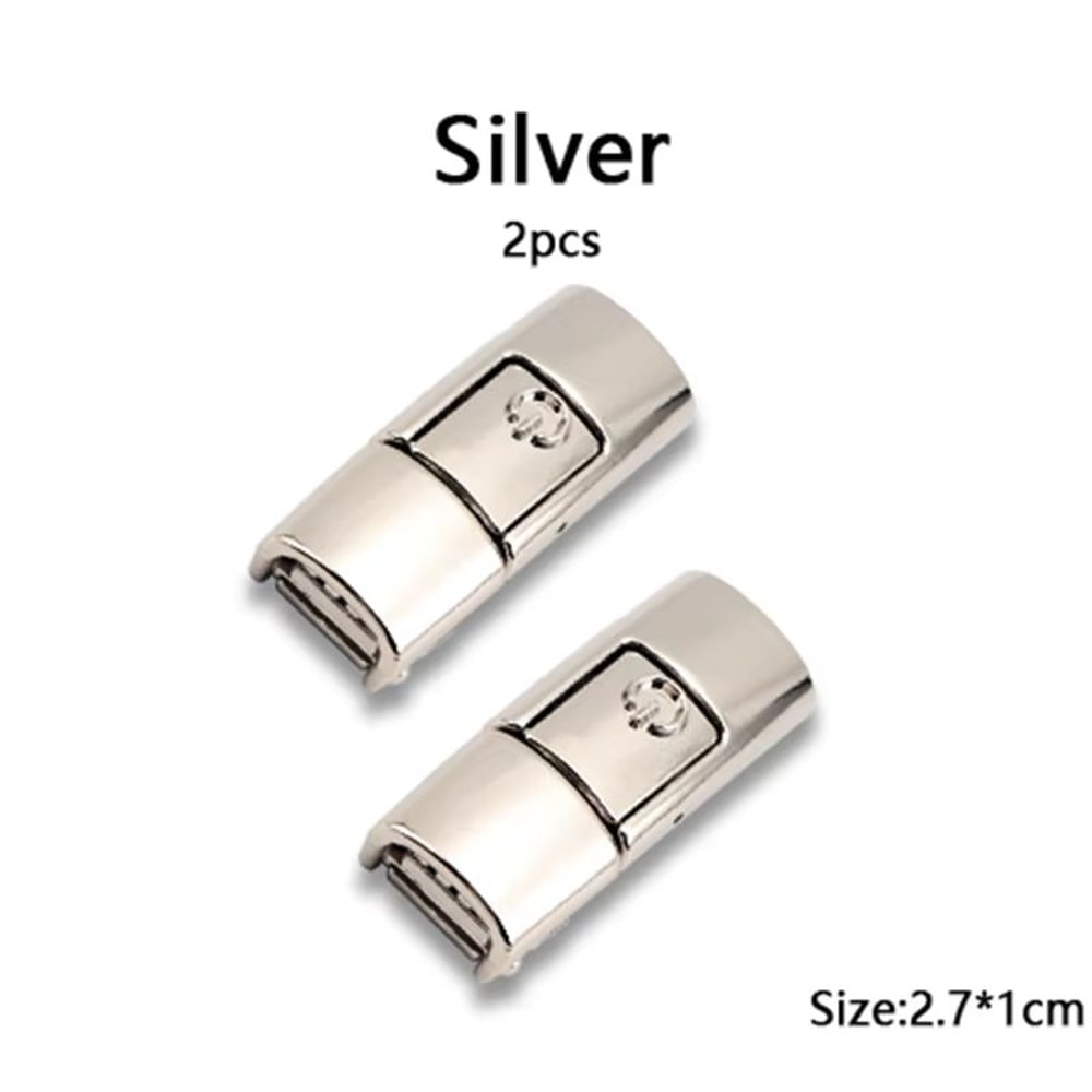 Colorful Metal Buckle NoTie Elastic Shoelaces For All Ages 27