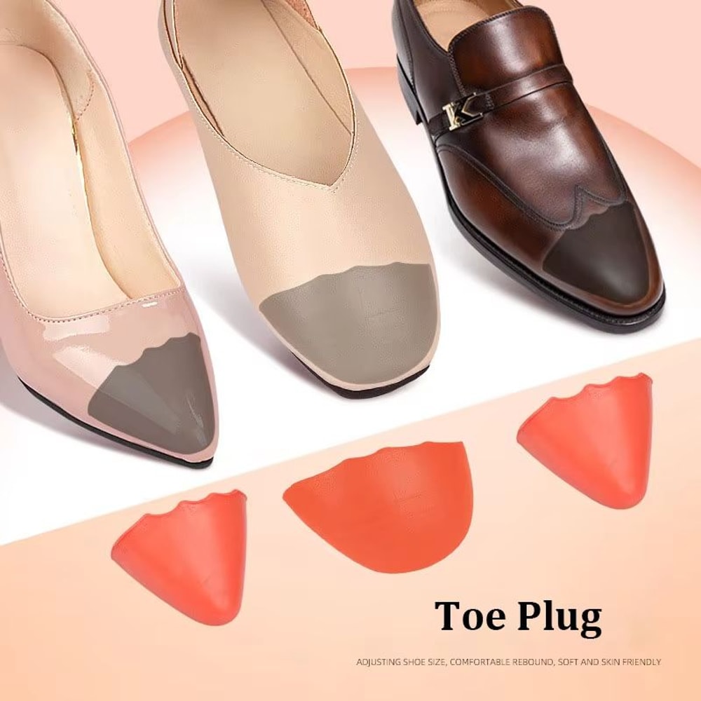 Soft PU Foam Toe Plug Insoles For Pain Relief In Heels And Shoes 0