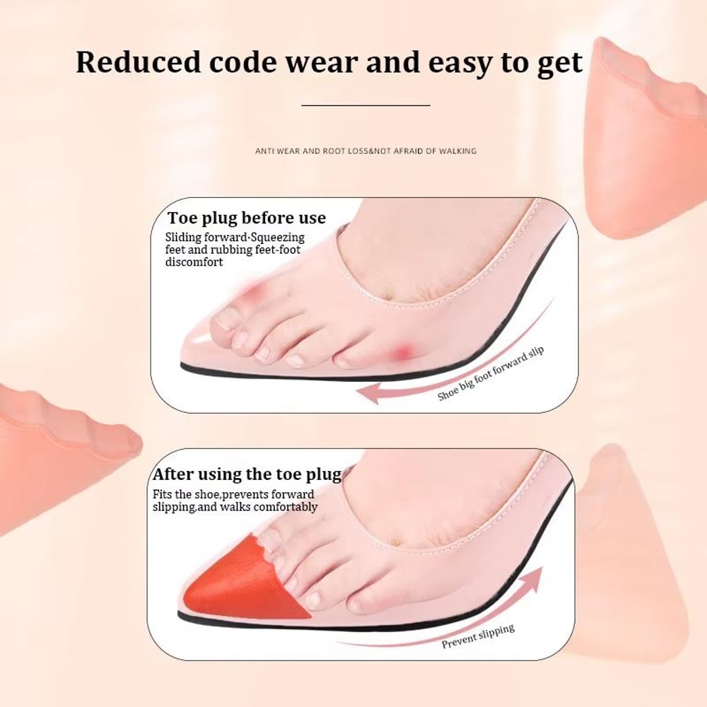 Soft PU Foam Toe Plug Insoles For Pain Relief In Heels And Shoes 1