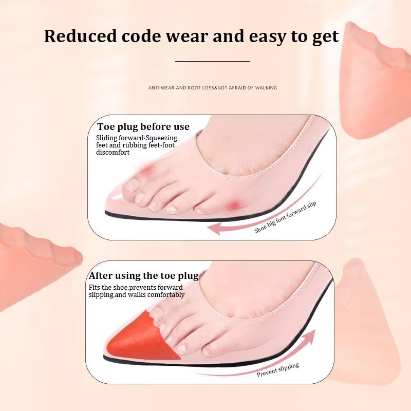 Soft PU Foam Toe Plug Insoles For Pain Relief In Heels And Shoes 1