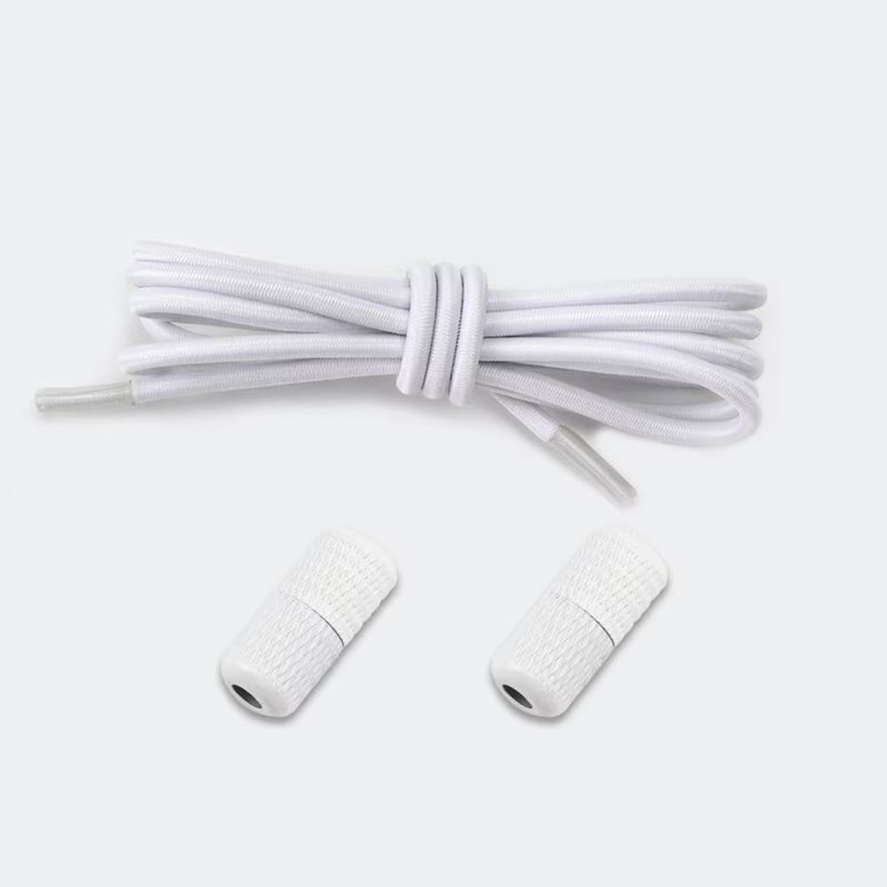 Round NoTie Elastic Shoelaces With Metal Lock For Sneakers 2