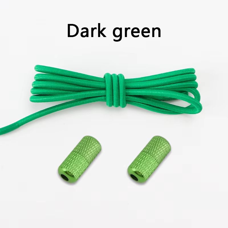 Round NoTie Elastic Shoelaces With Metal Lock For Sneakers 8