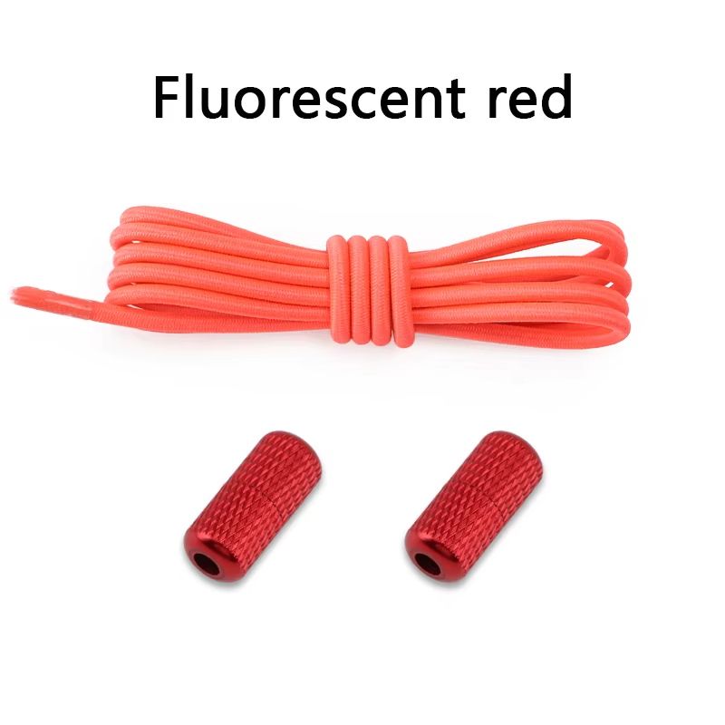 Round NoTie Elastic Shoelaces With Metal Lock For Sneakers 13