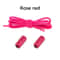 Round NoTie Elastic Shoelaces With Metal Lock For Sneakers 19