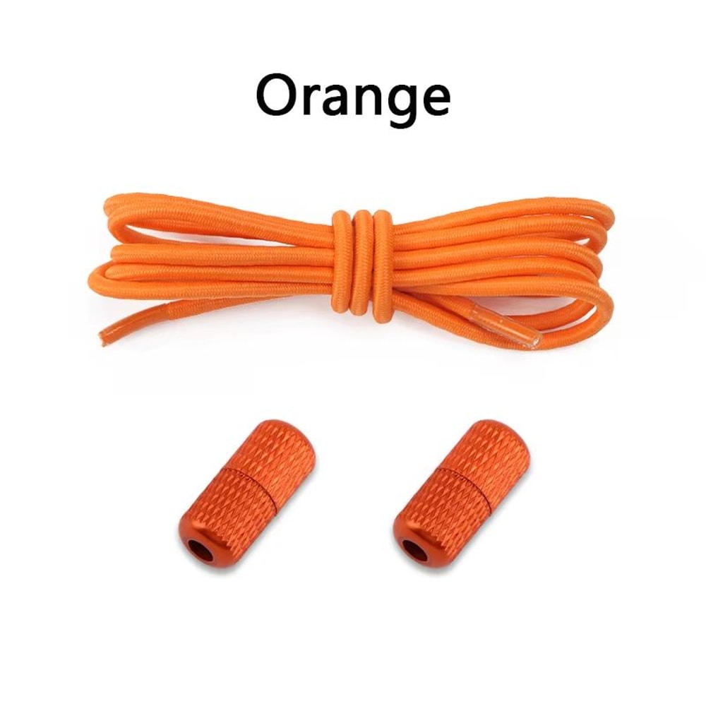 Round NoTie Elastic Shoelaces With Metal Lock For Sneakers 20