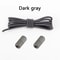 Round NoTie Elastic Shoelaces With Metal Lock For Sneakers 23