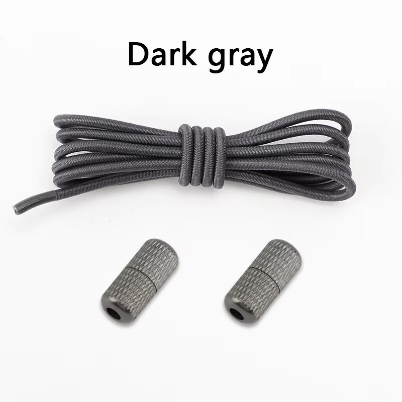 Round NoTie Elastic Shoelaces With Metal Lock For Sneakers 23