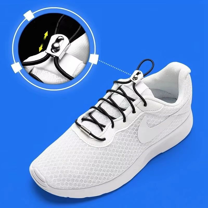 Reflective Elastic NoTie Shoelaces With Metal Sliding Lock 4