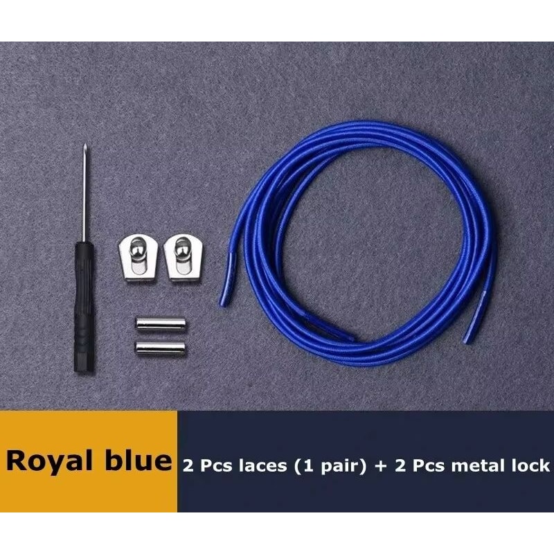 Reflective Elastic NoTie Shoelaces With Metal Sliding Lock 15
