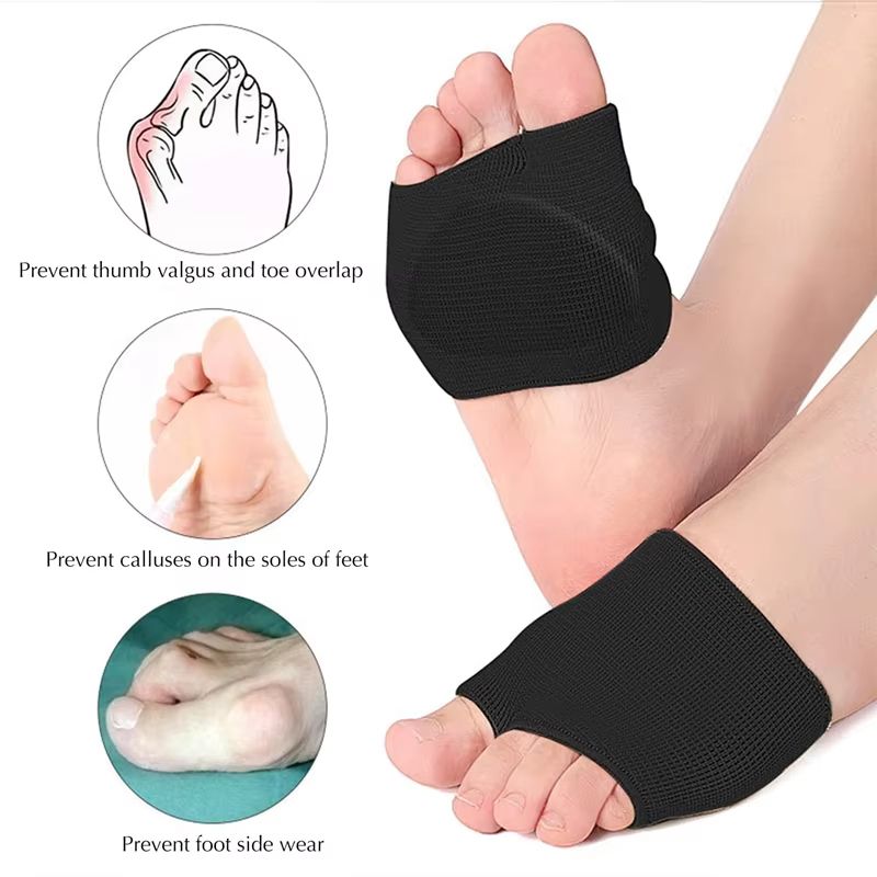 Soft Gel Metatarsal Pads For Forefoot Support And Pain Relief 2