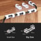 SelfAdhesive Cable Organizer Clips For Desktop And Home Cord Management 1