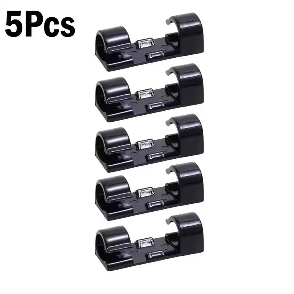 SelfAdhesive Cable Organizer Clips For Desktop And Home Cord Management 6