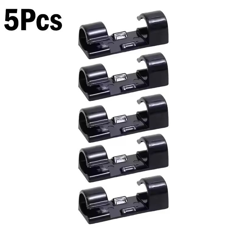 SelfAdhesive Cable Organizer Clips For Desktop And Home Cord Management 6