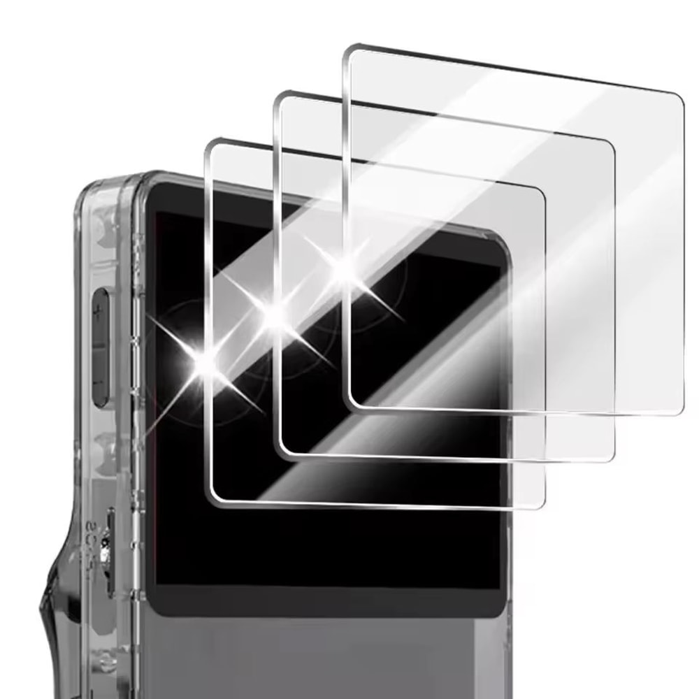 3in1 Carrying Storage Case With Tempered Glass Screen Protectors For R36S Game Console 6