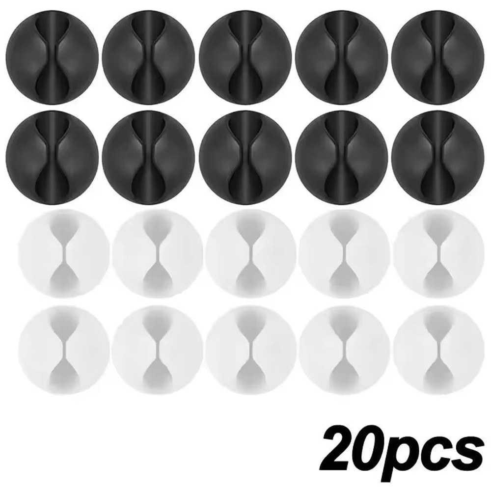 Cable Clip Winder Organizer Adhesive Cord Holders For Home Office Car 13