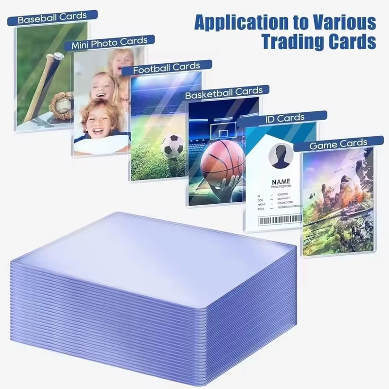 Transparent Korean KPop Card Sleeves With Protective Film 35 PT 1