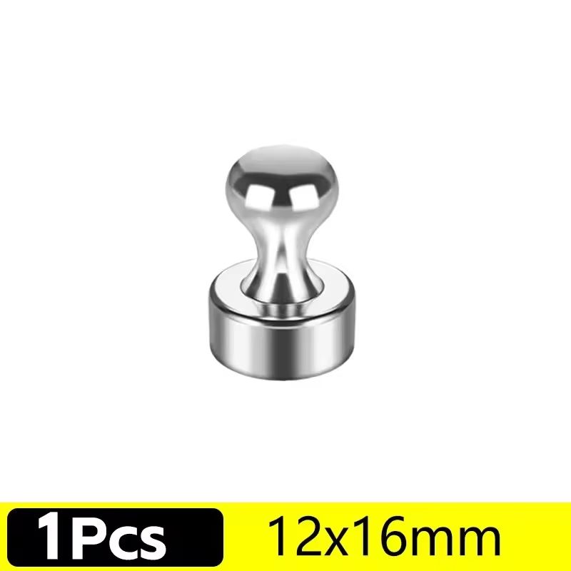 Metal Neodymium Magnetic Pins Strong Magnets For Whiteboards Fridges 6